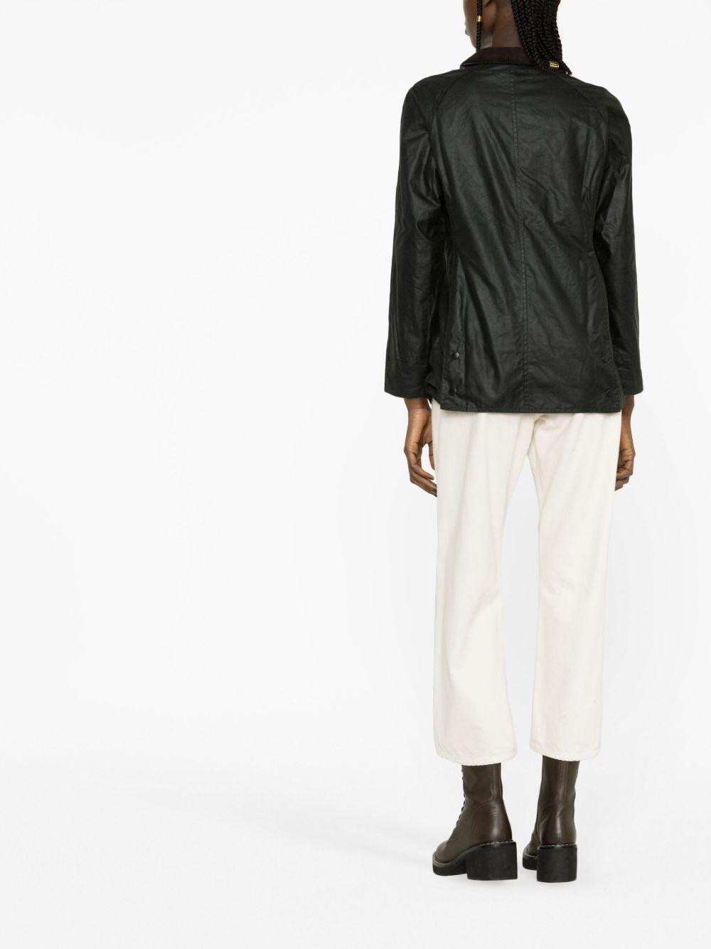 BARBOUR Giacca 'Beadnell' cerata con colletto classico