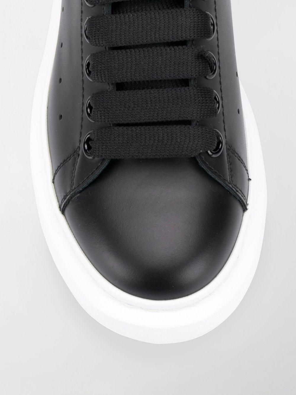 ALEXANDER McQUEEN Sneakers 'Oversize' in pelle nero e bianco