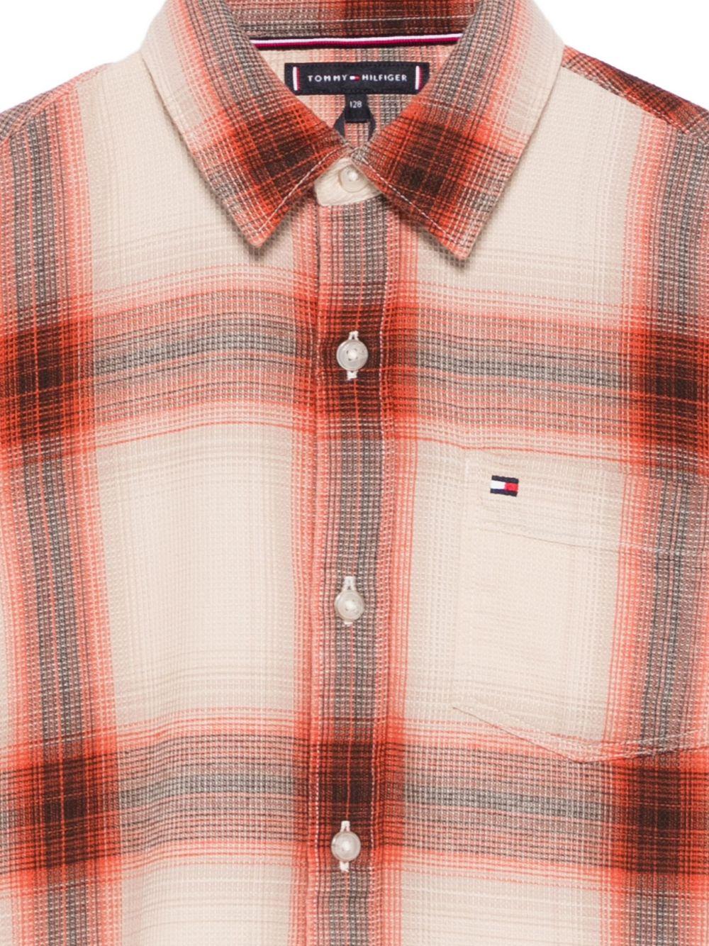 TOMMY HILFIGER Camicia a quadri a maniche lunghe