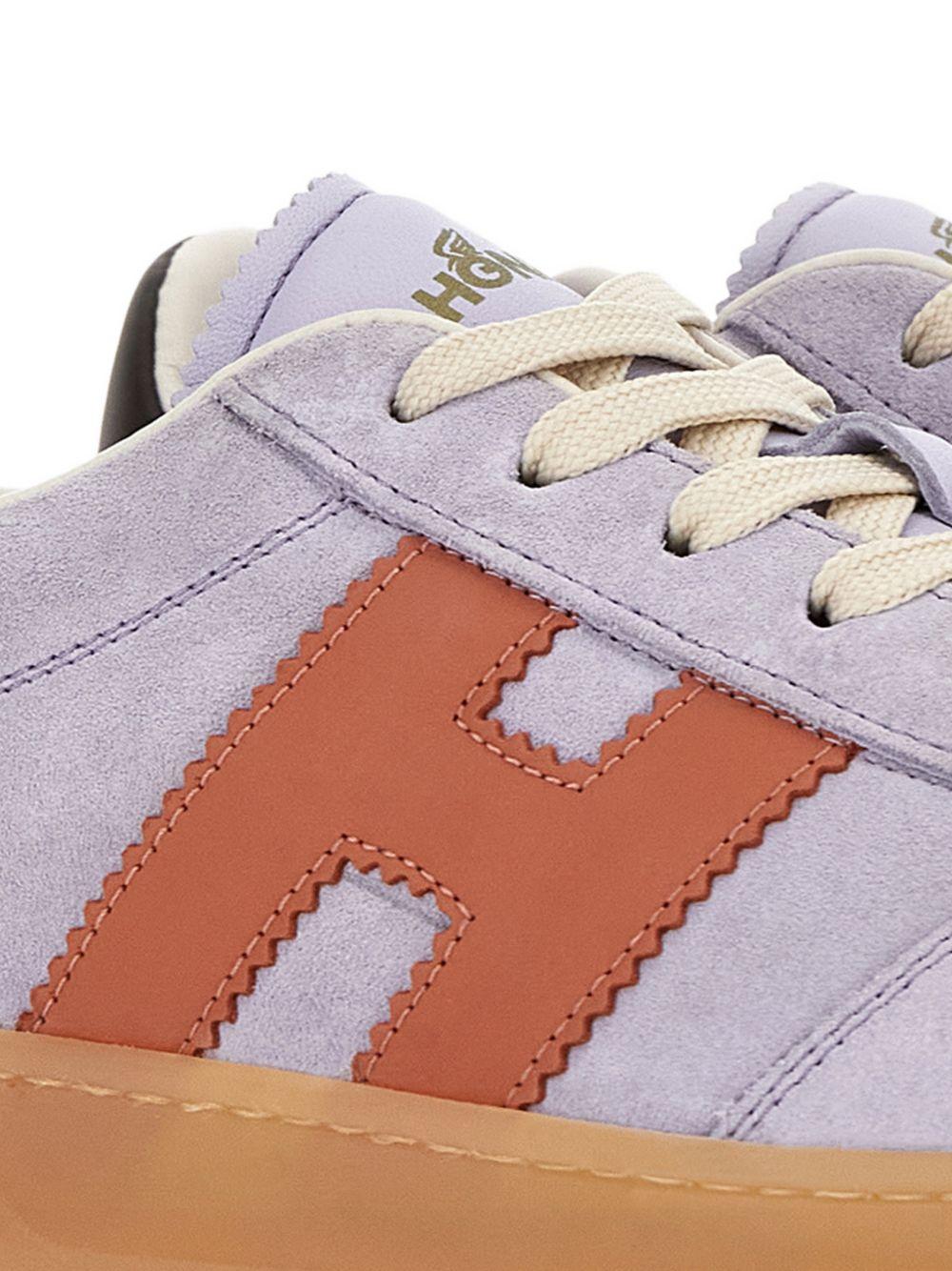 HOGAN Sneakers in pelle viola