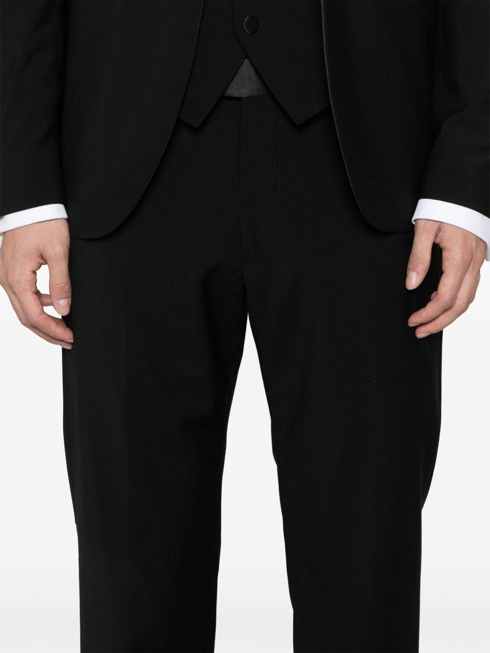 TAGLIATORE Completo nero con gilet blazer e pantalone