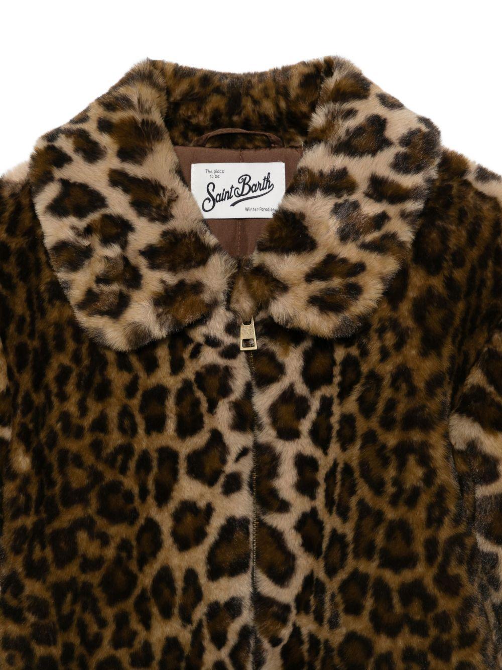 MC2 SAINT BARTH Giacca leopardata 'Aveline JR Fur'