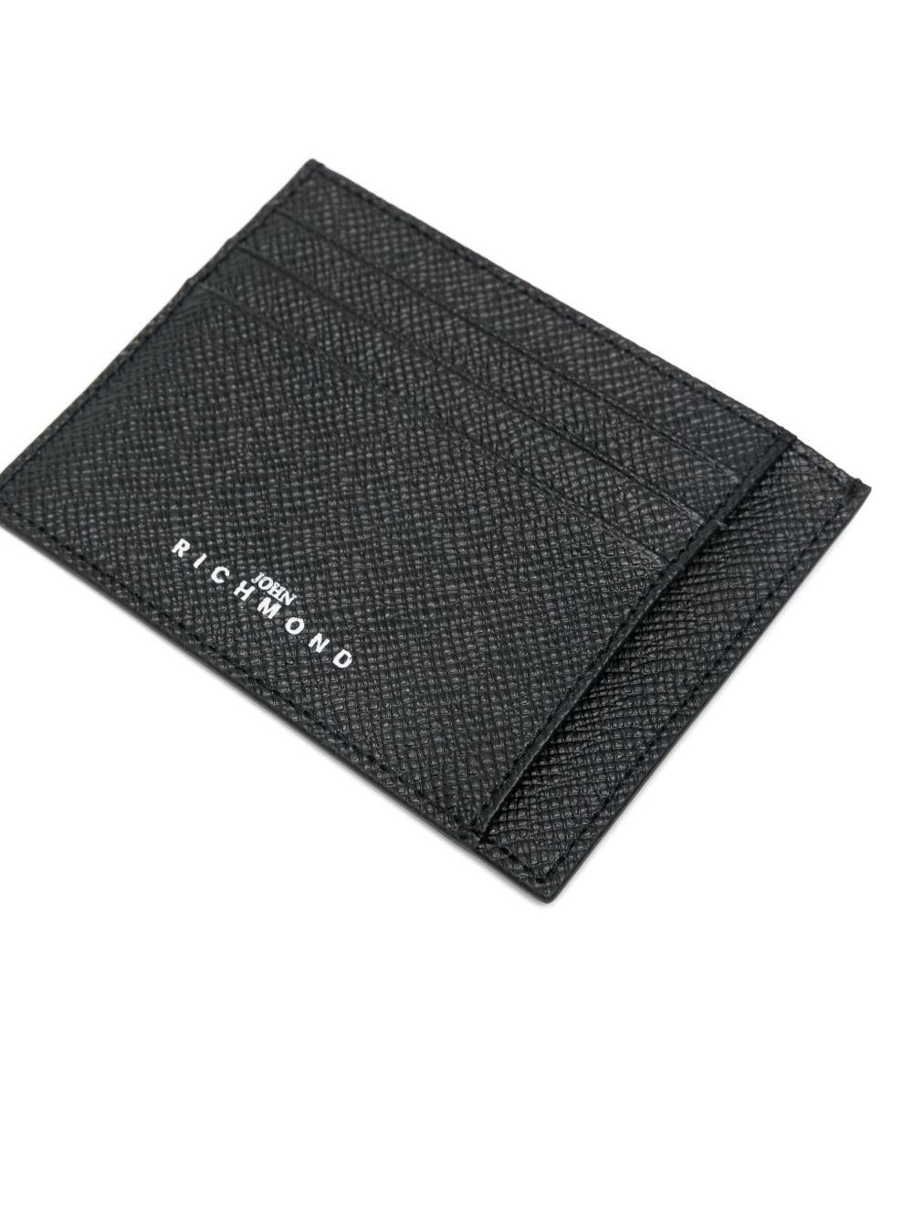 JOHN RICHMOND Portafoglio nero di pelle