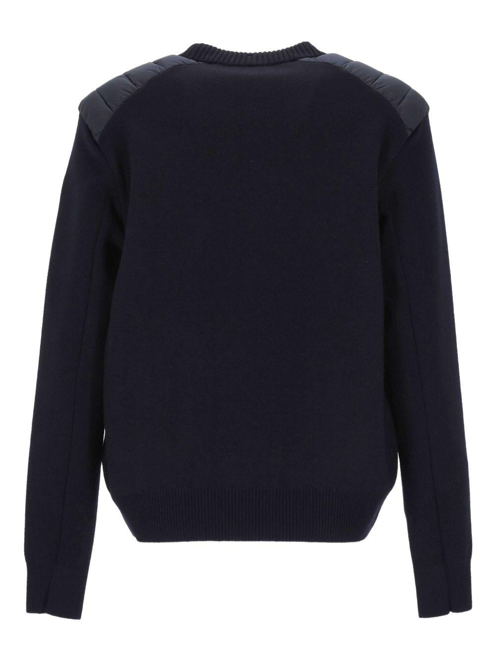 MONCLER GRENOBLE Maglia girocollo blu navy