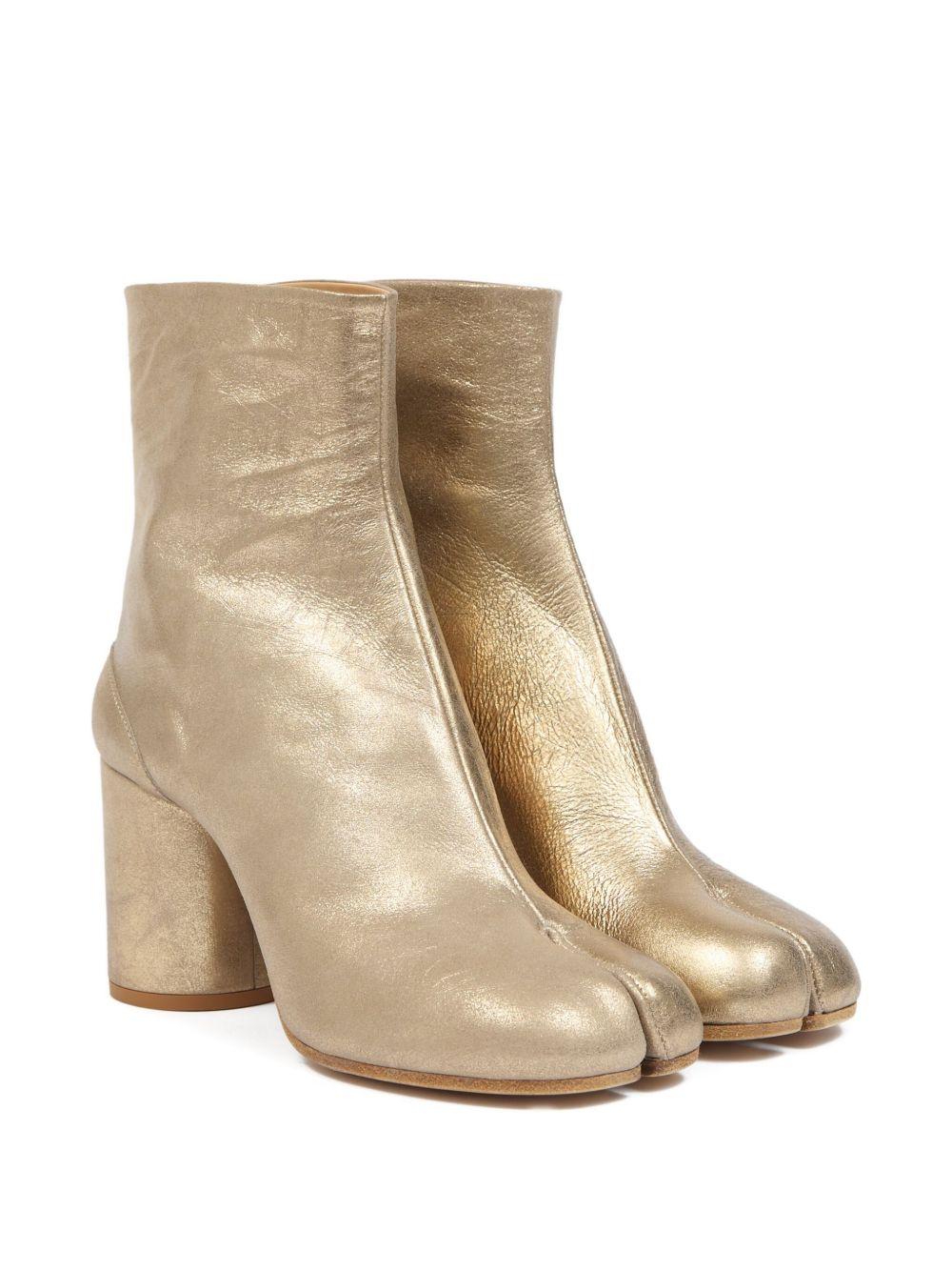 MAISON MARGIELA Stivaletti dorati Tabi