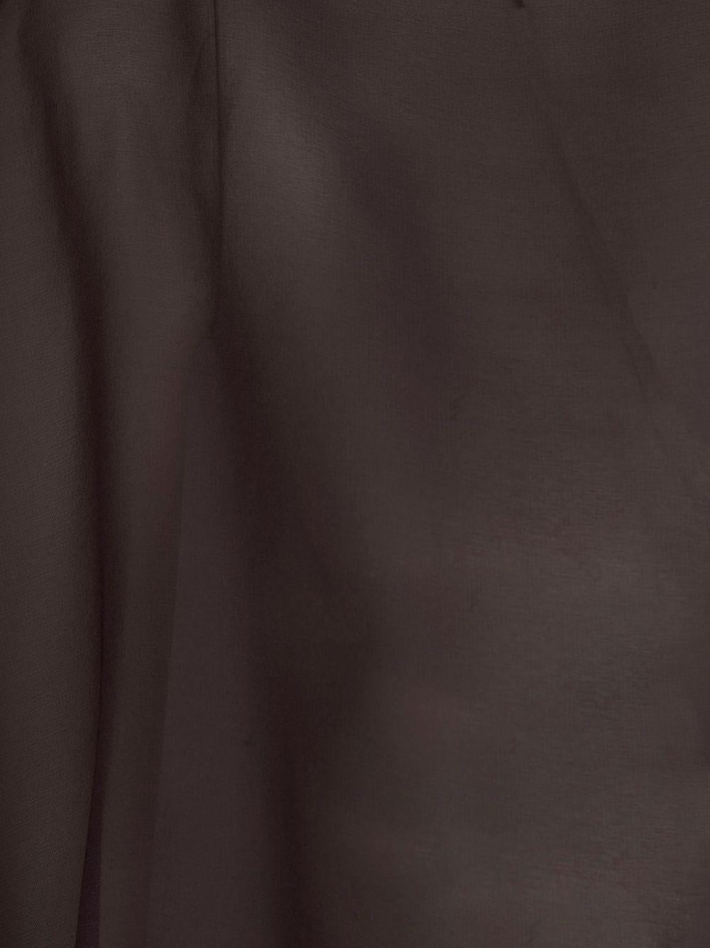 ANTONELLI Foulard elegante nero asimmetrico