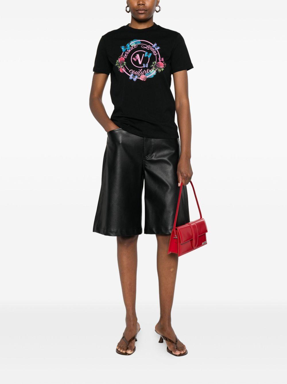 VERSACE JEANS COUTURE T-shirt girocollo con stampa