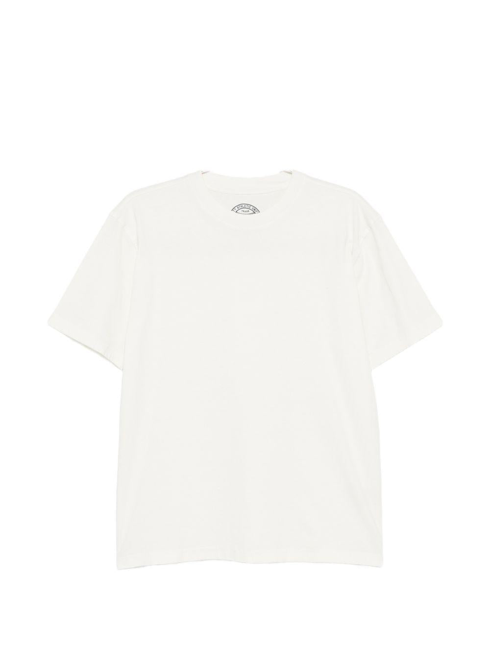 CHESAPEAKES T-shirt bianca in fresco cotone