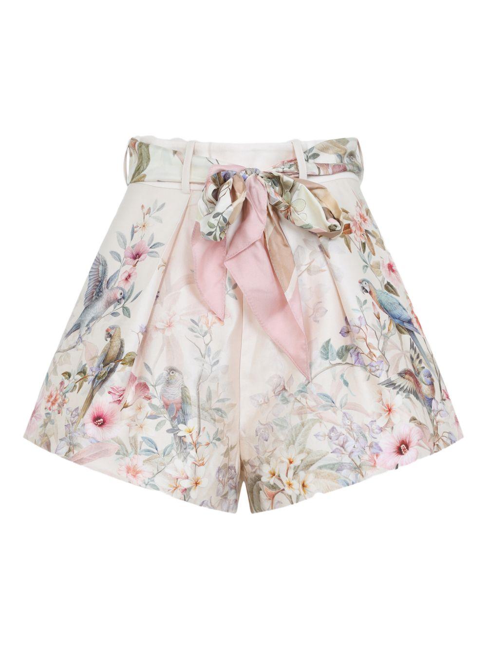 ZIMMERMANN Short con fantasia floreale
