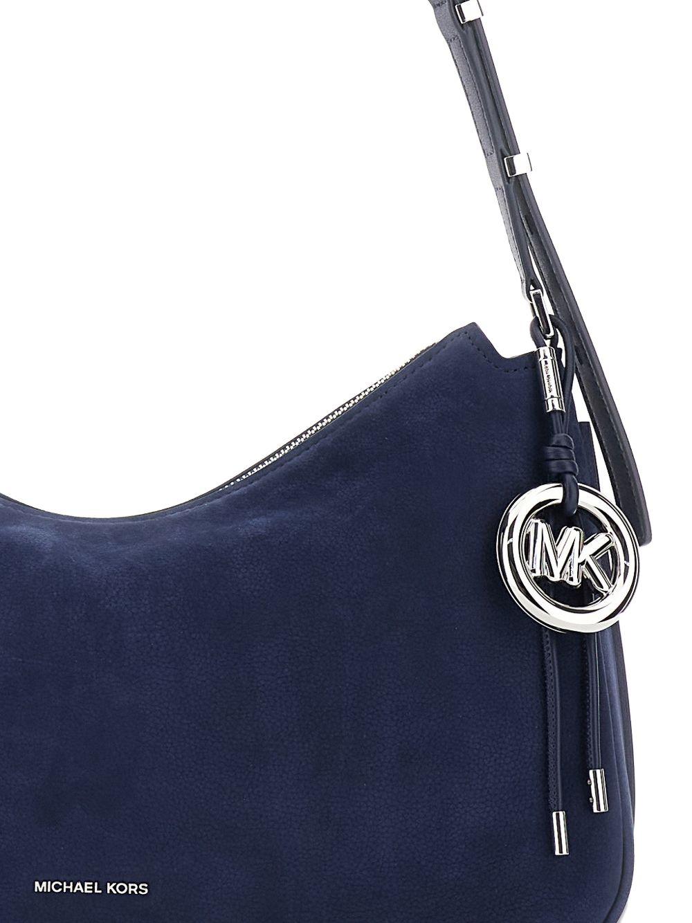MICHAEL KORS Borsa a spalla in pelle blu