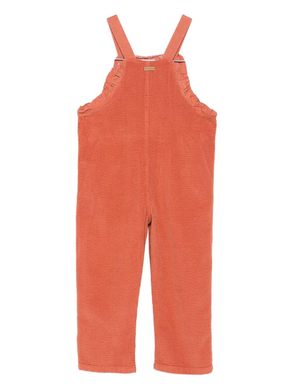 LARANJINHA Salopette in velluto a coste