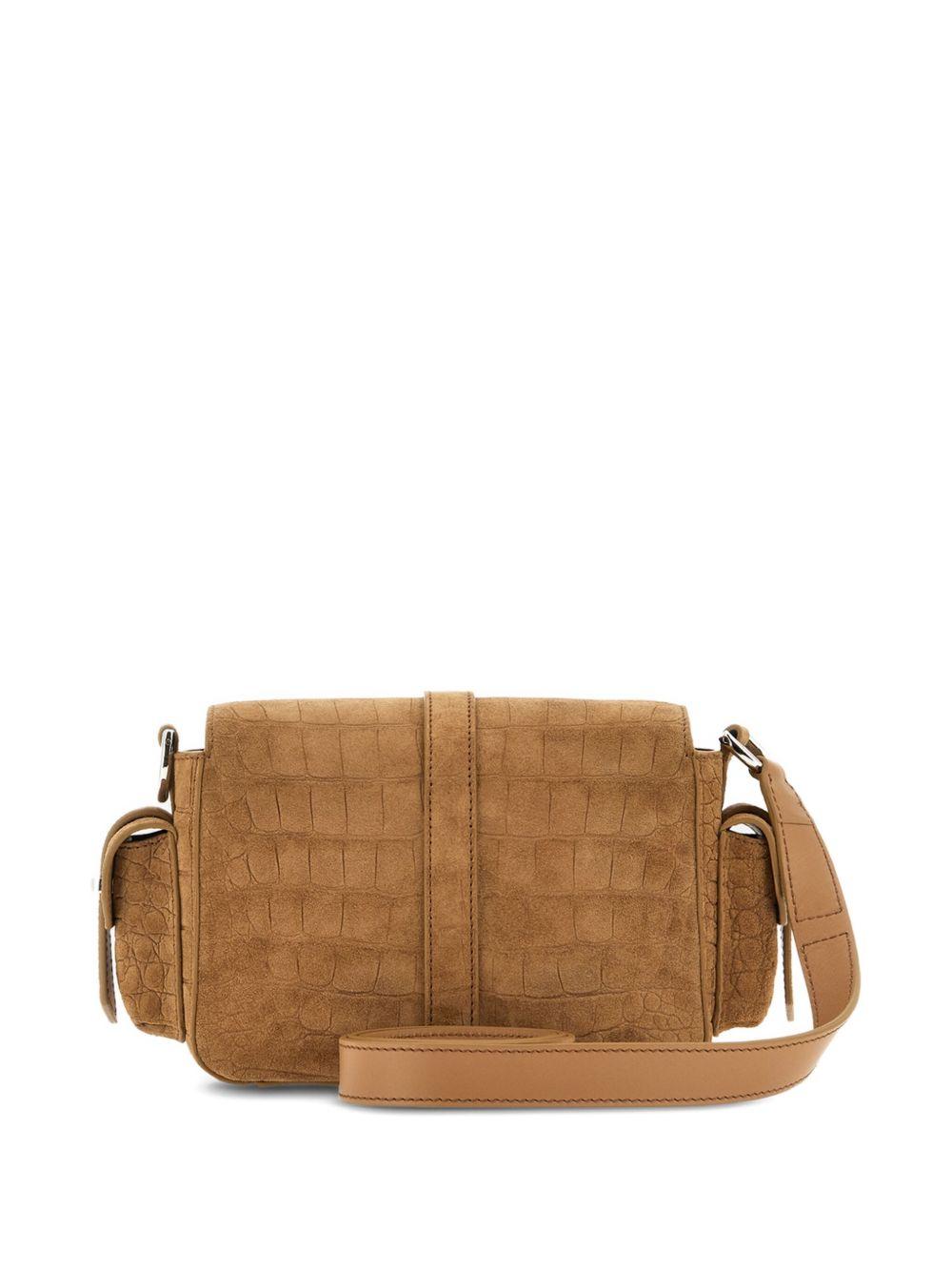 HOGAN Borsa a tracolla Flap S in camoscio