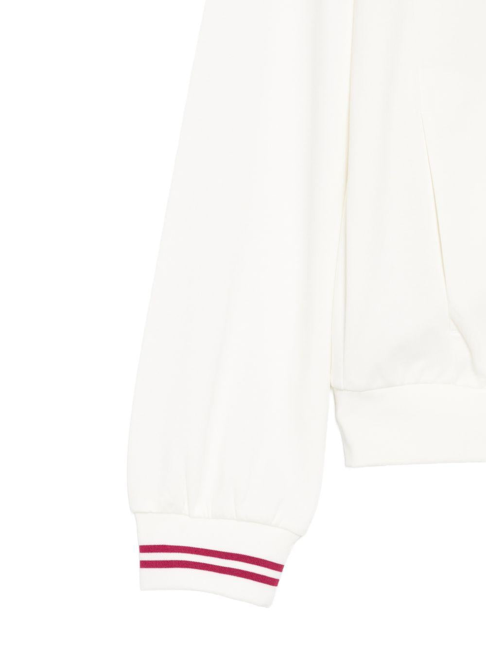 LIUJO Felpa con zip bianca