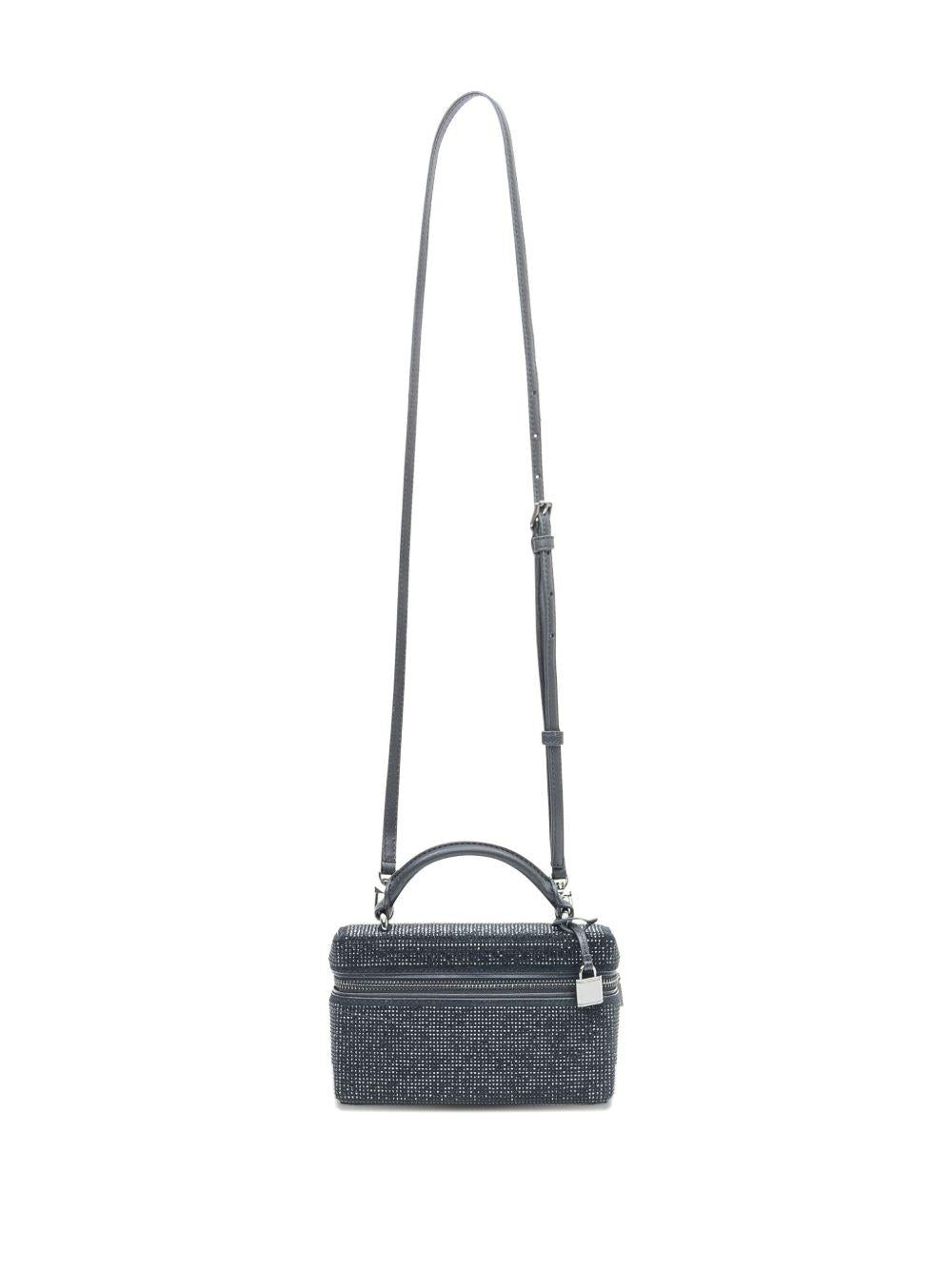 MICHAEL KORS Borsa bauletto con zip nero graffite