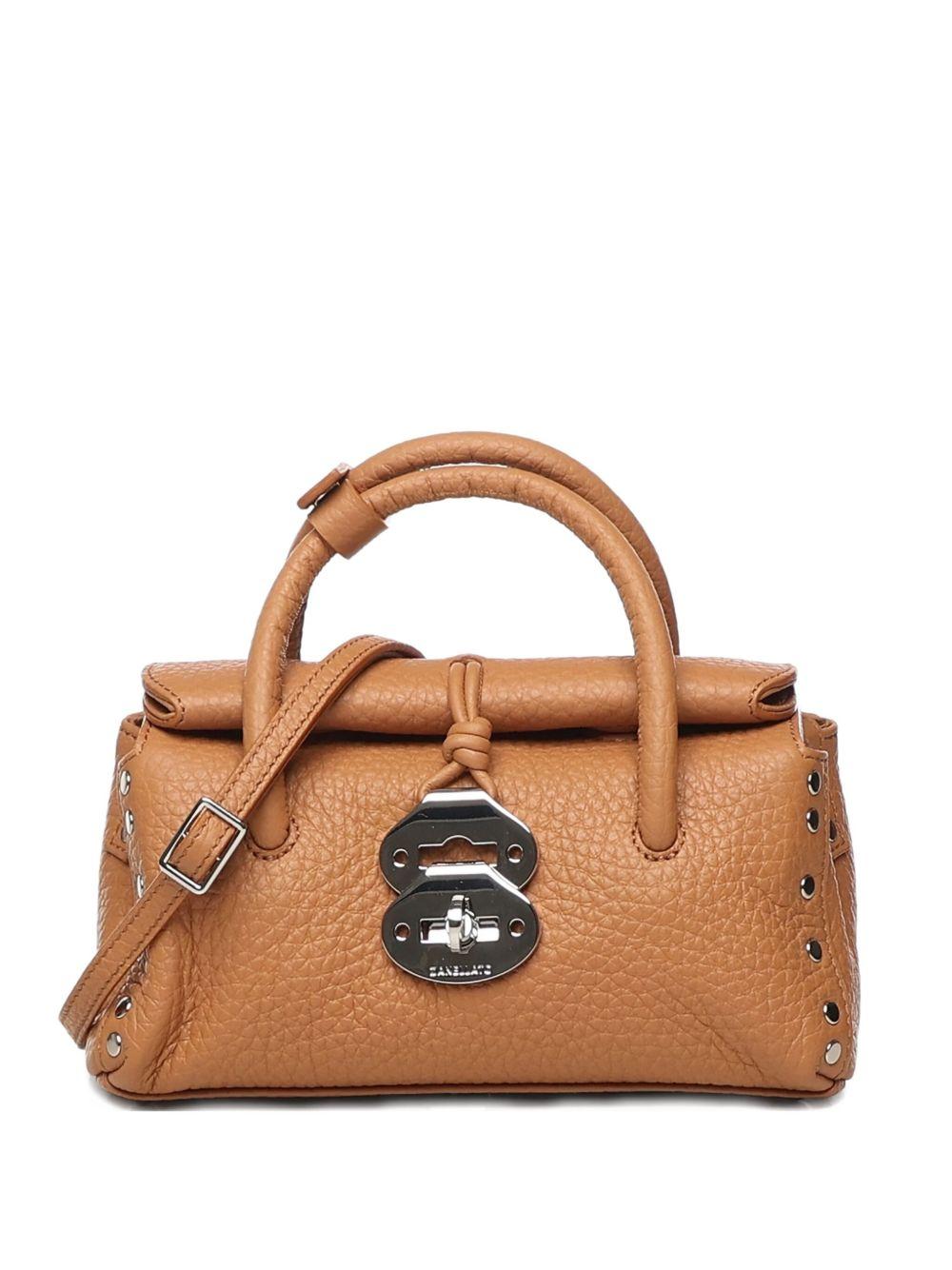 ZANELLATO Borsa tote Dotta Small in pelle marrone