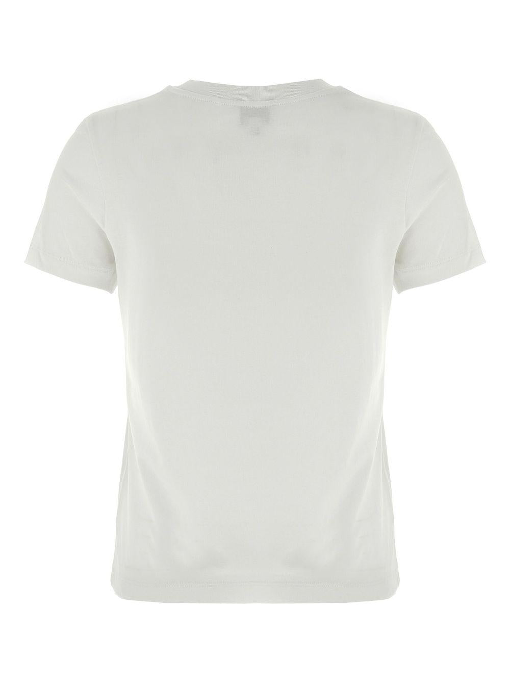 KENZO T-shirt con logo fiore ricamato