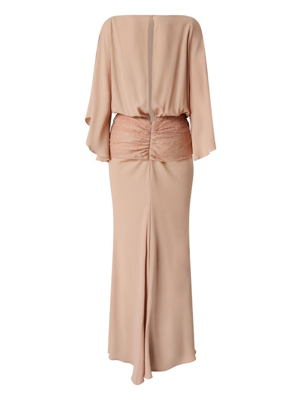 PINKO Abito lungo color nude Radicchio