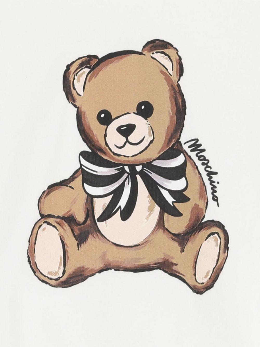 MOSCHINO Tuta sportiva con stampa Teddy