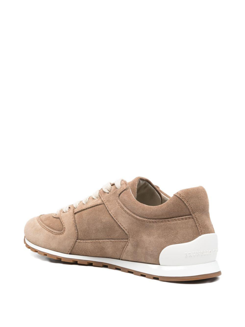 BRUNELLO CUCINELLI Sneakers in suede marrone