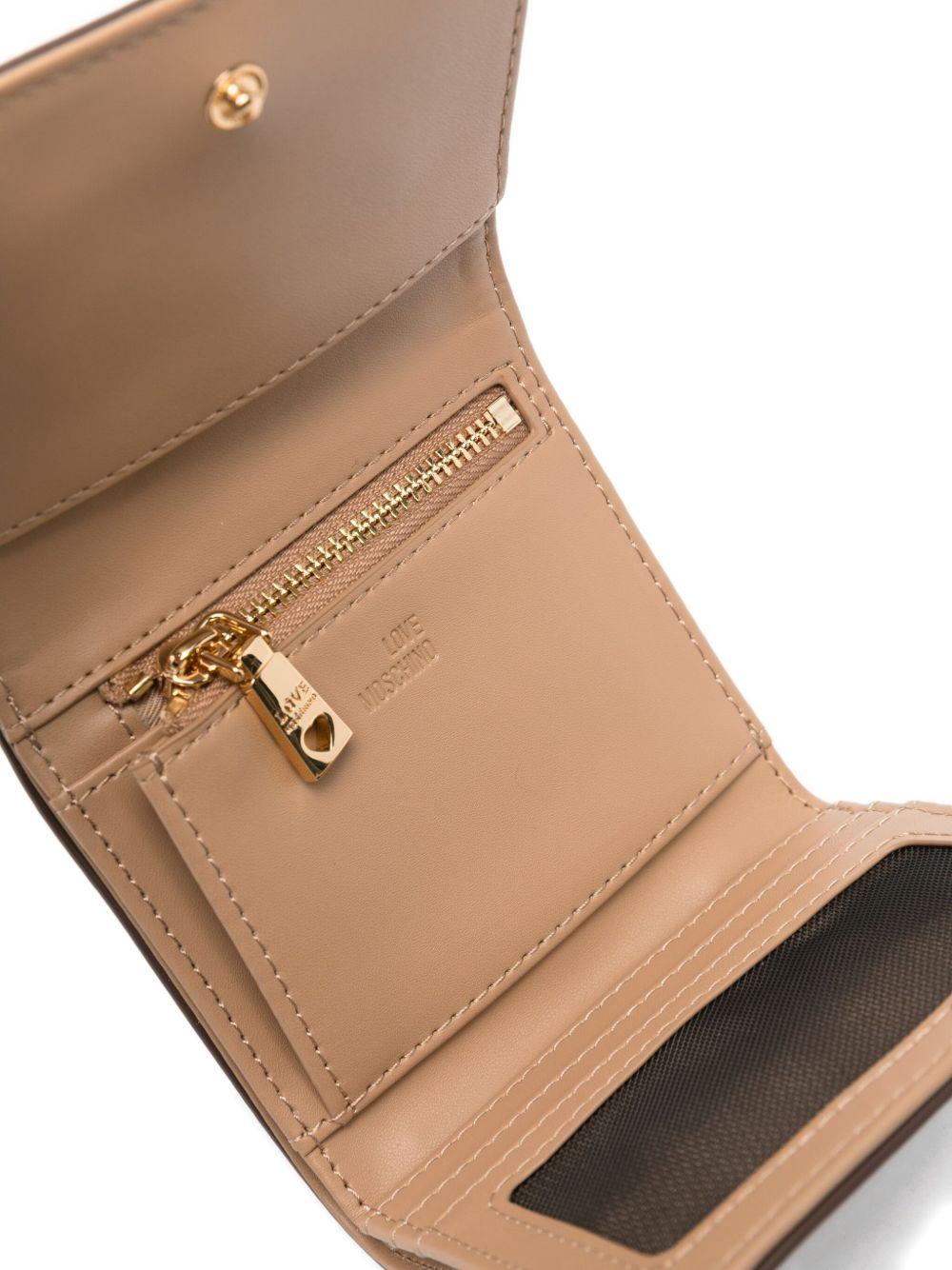 LOVE MOSCHINO Portafoglio trapuntato con logo