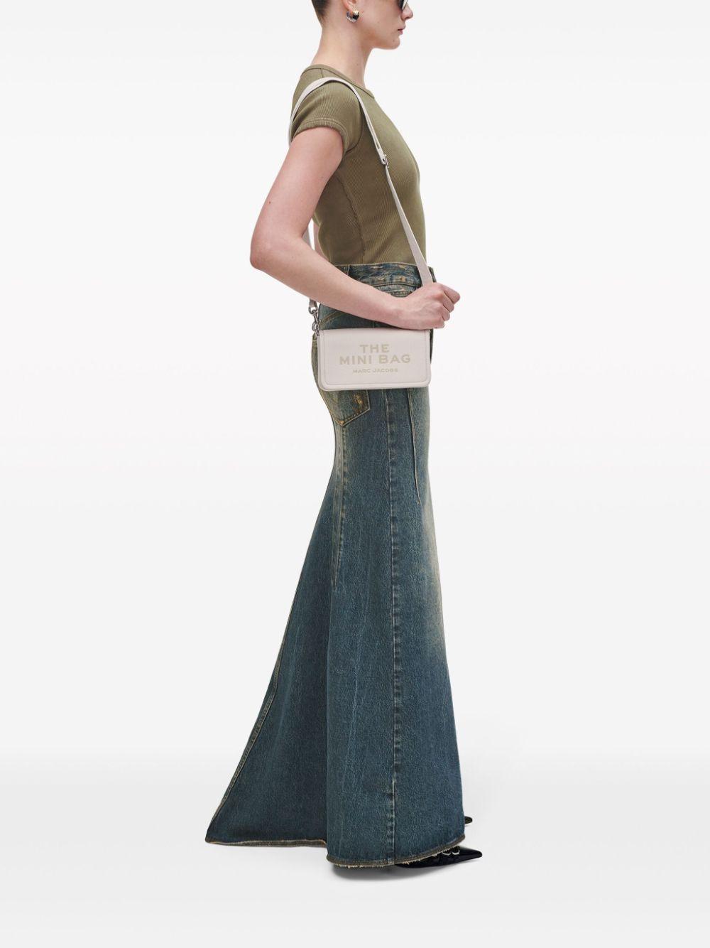 MARC JACOBS Borsa a tracolla 'The Leather Mini' bianca