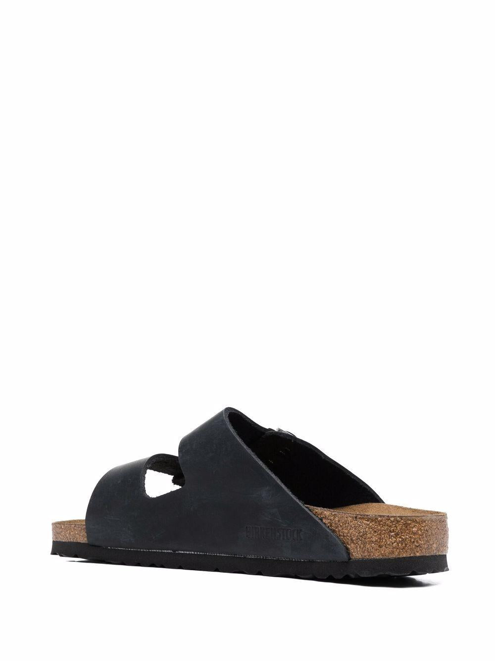 BIRKENSTOCK Ciabatte 'Arizona' in pelle nera