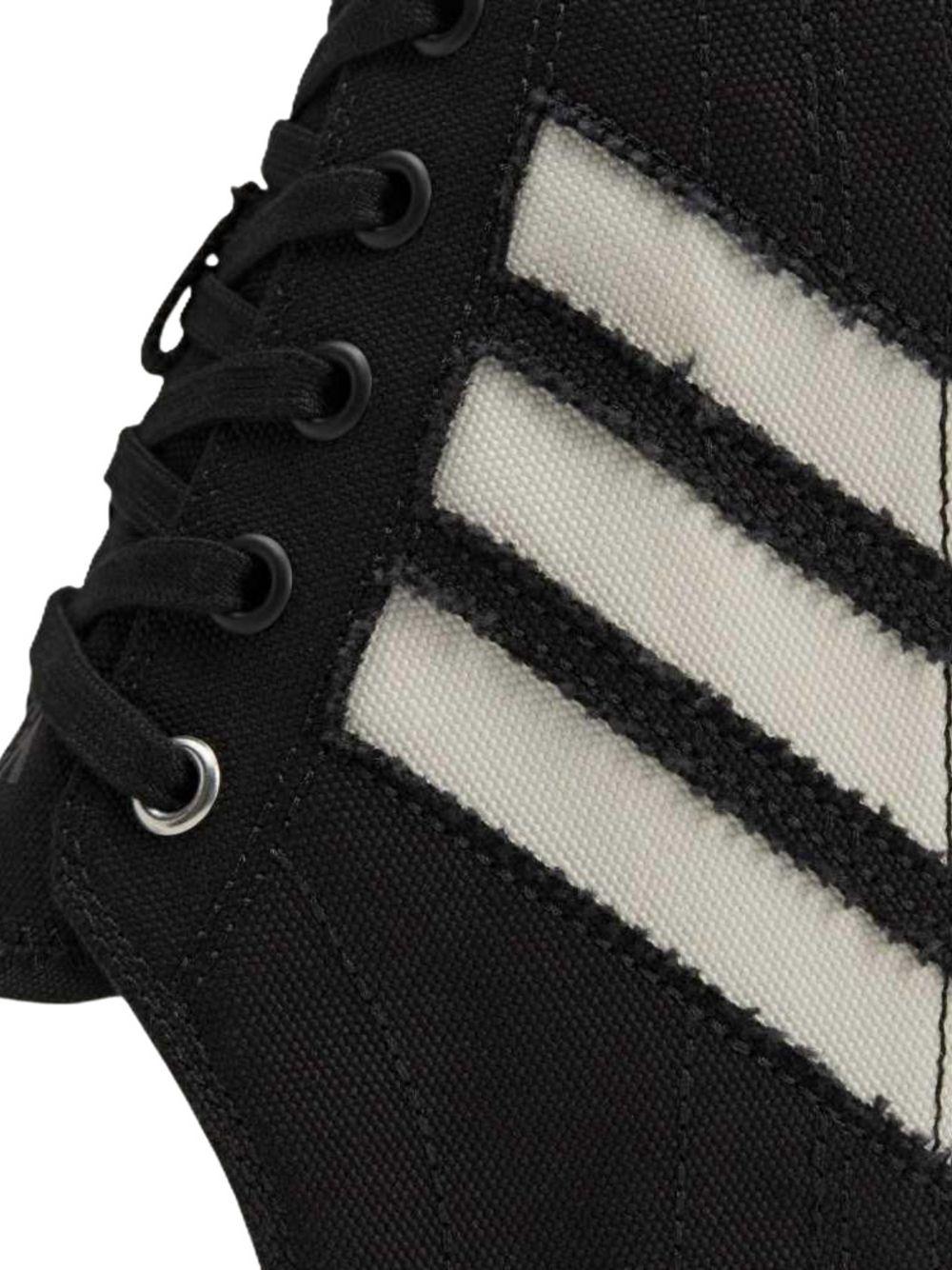 Y3 Sneakers Nissa Lo nere con dettagli a righe
