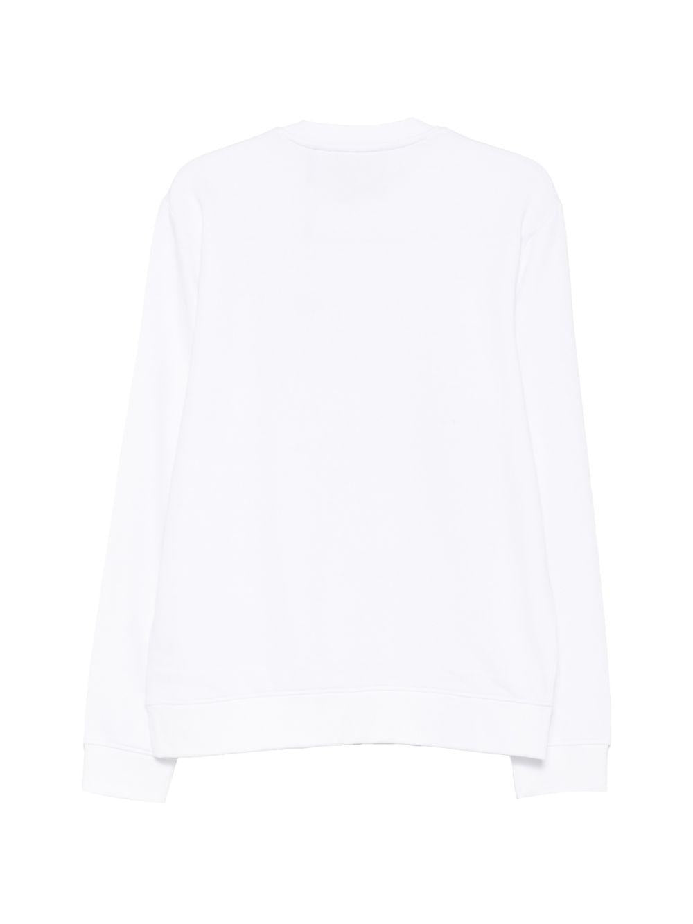 JOHN RICHMOND Felpa bianca Thanem con logo