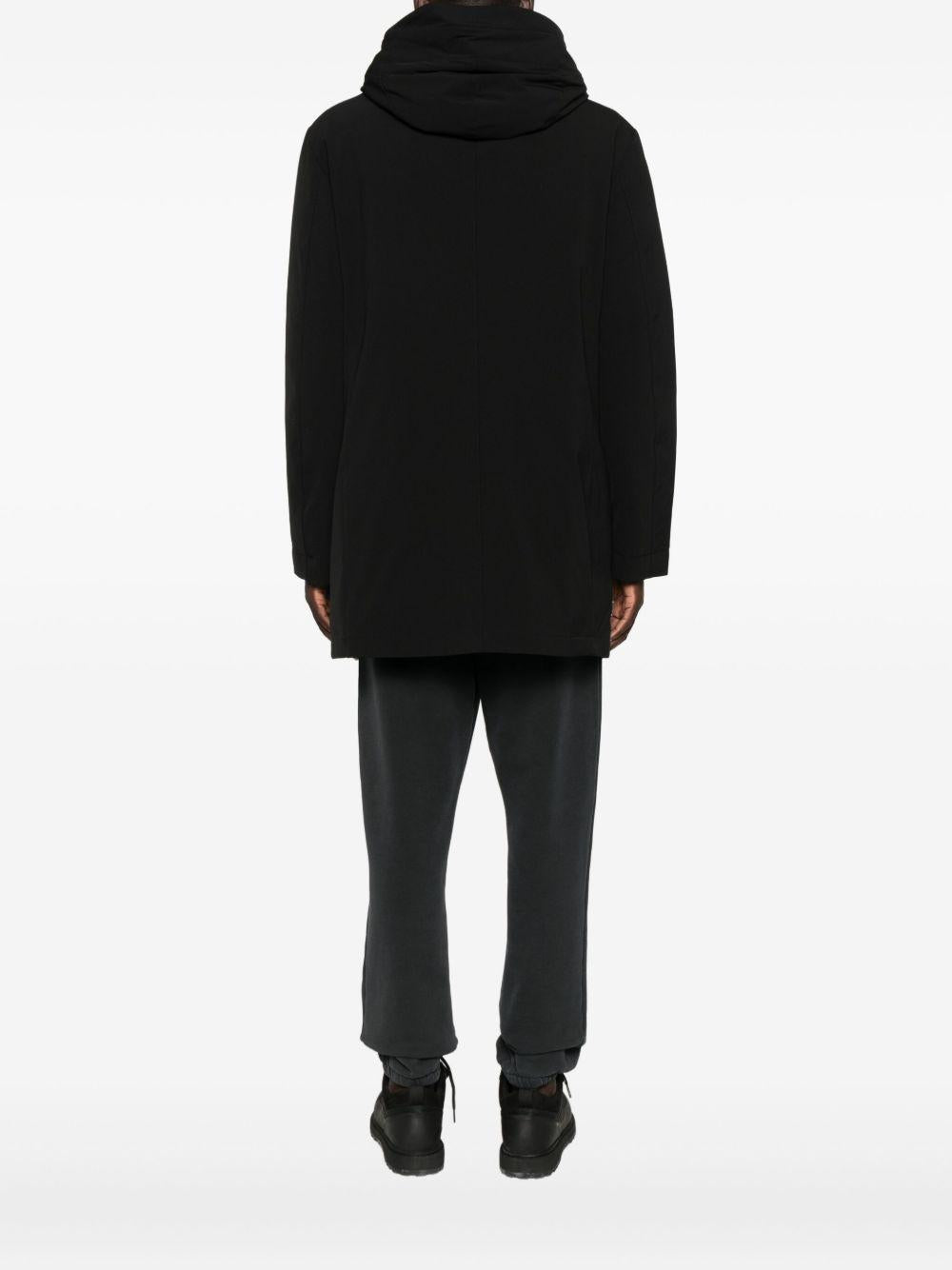 PEUTEREY Parka imbottito nero con cappuccio