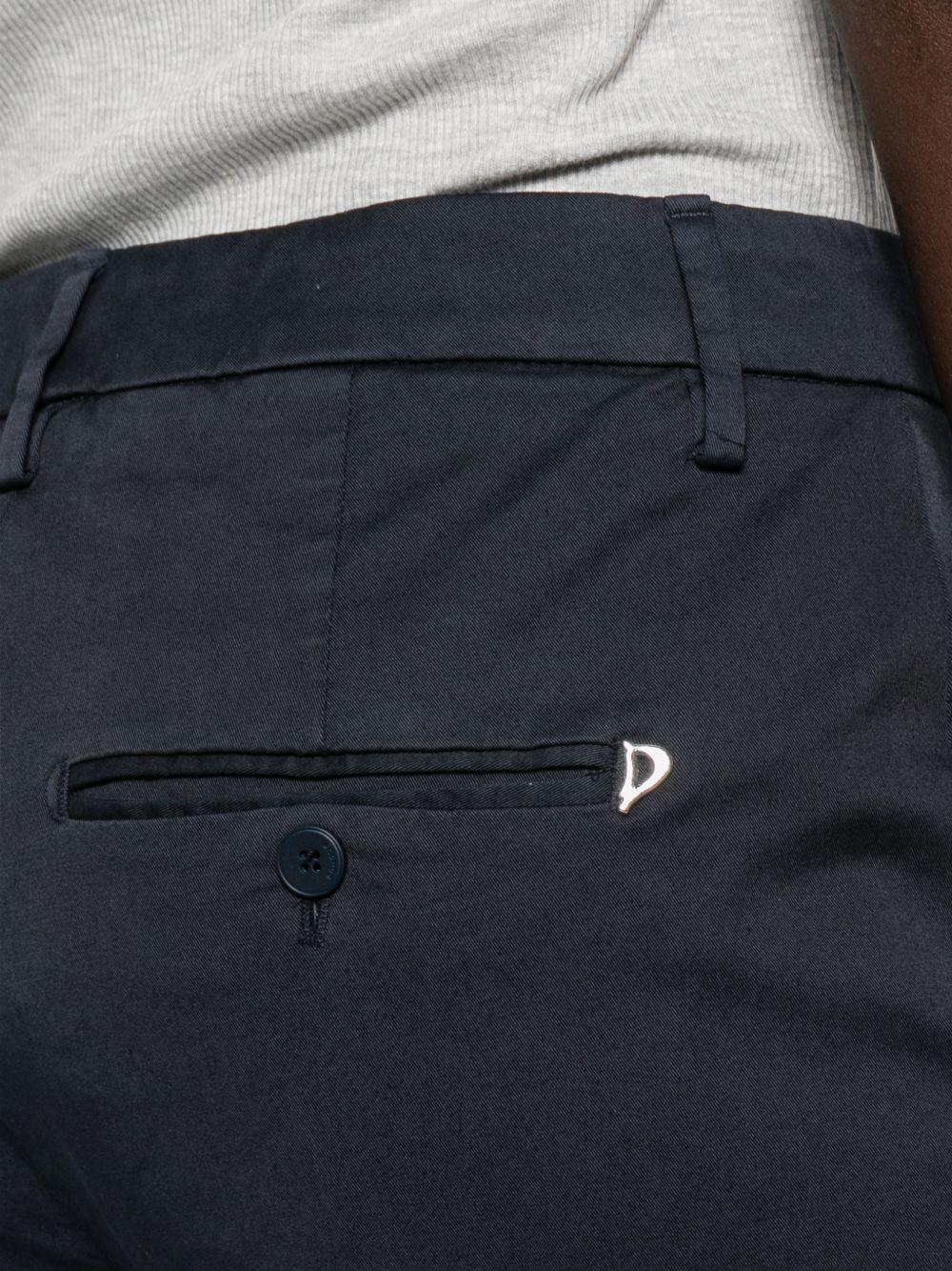 DONDUP Pantaloni Gaubert in cotone blu