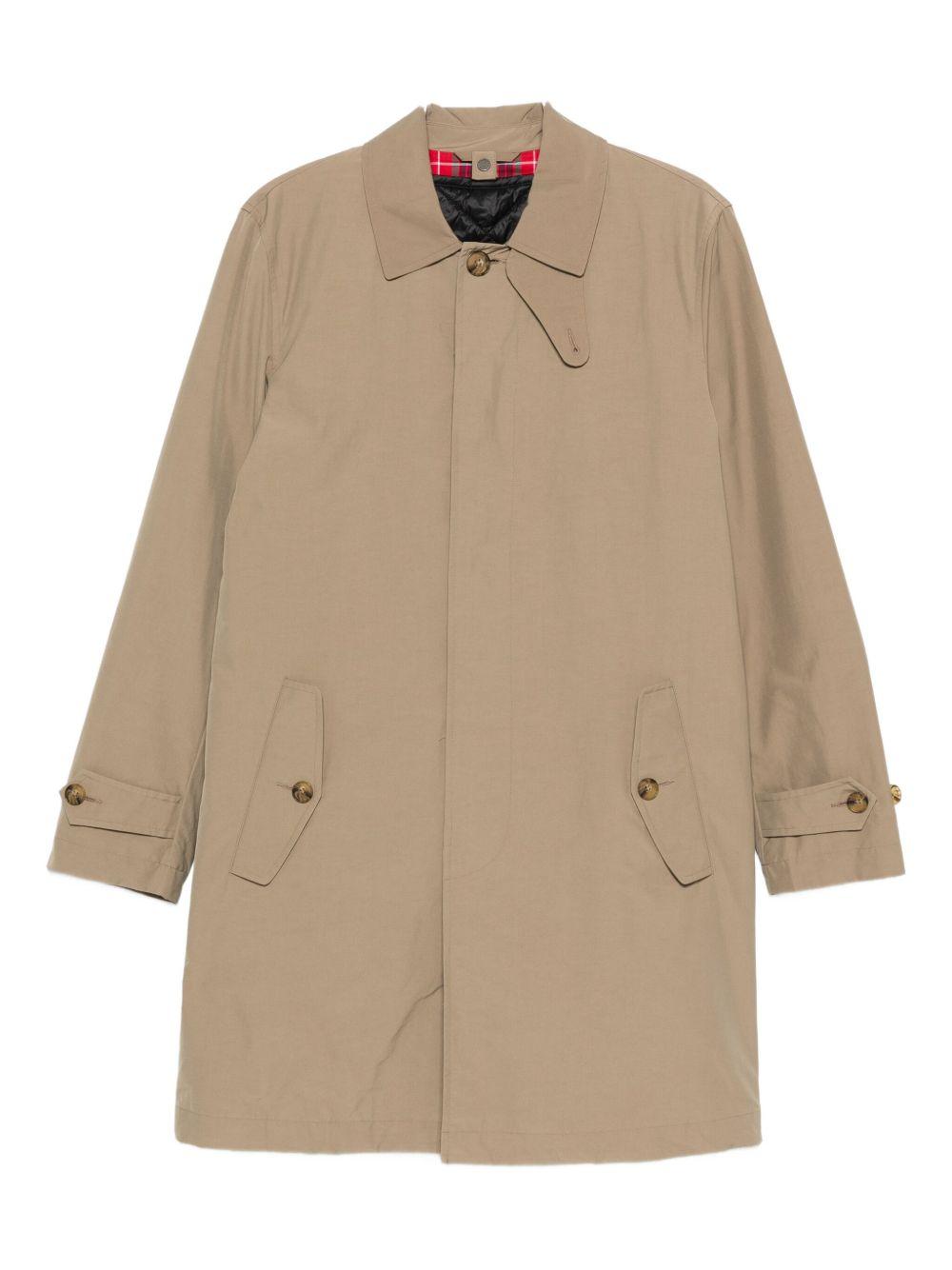 BARACUTA Trench con tasche a patta e chiusura a bottoni