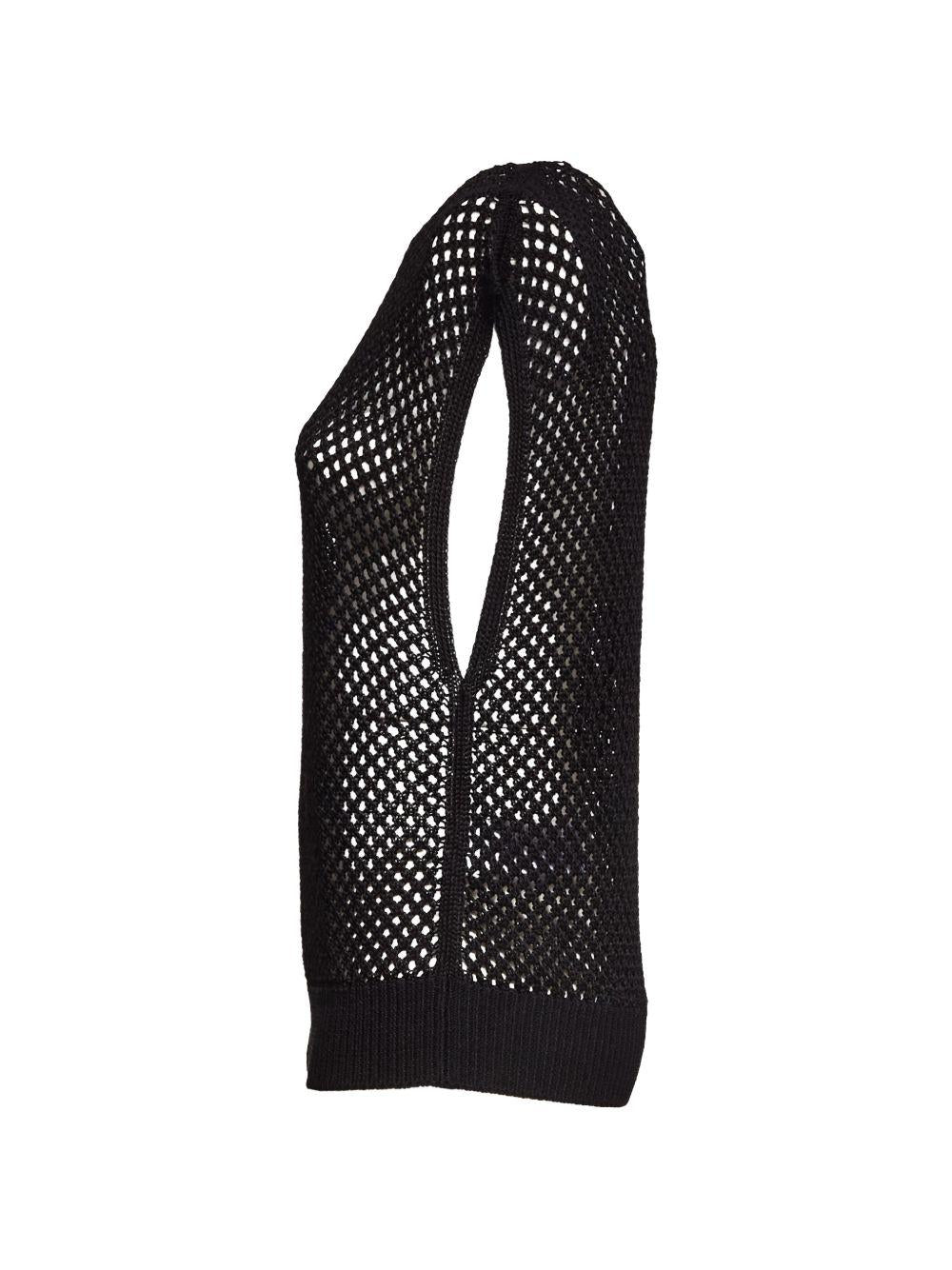 DONDUP Maglia nera a rete