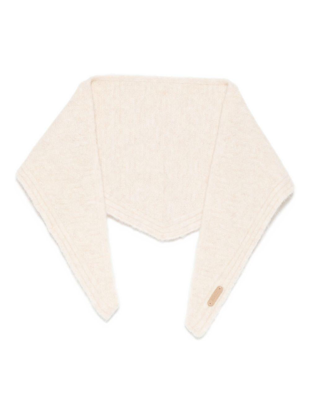 YERSE Sciarpa 'Manus' in lana white