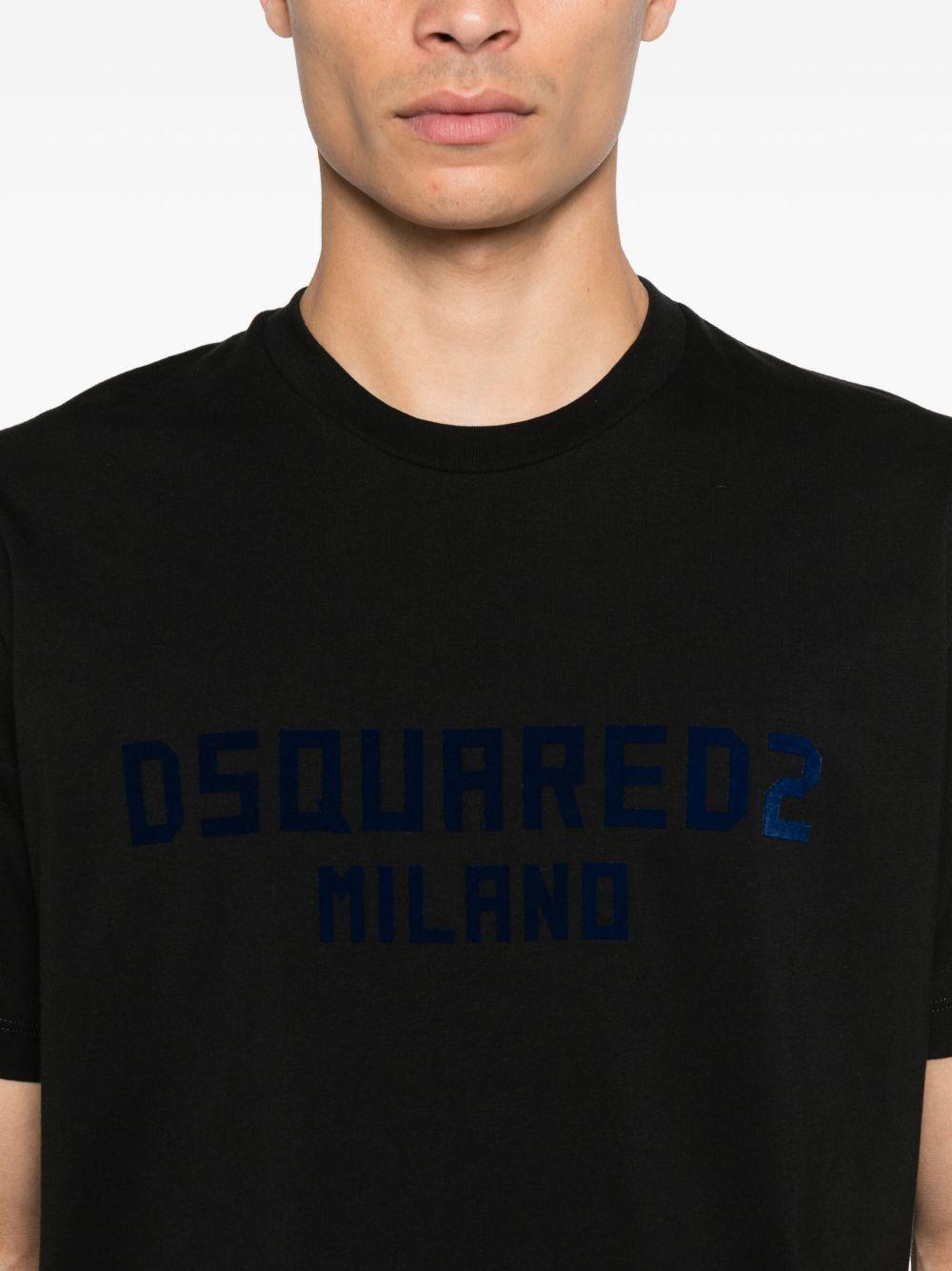 DSQUARED2 T-shirt girocollo nera