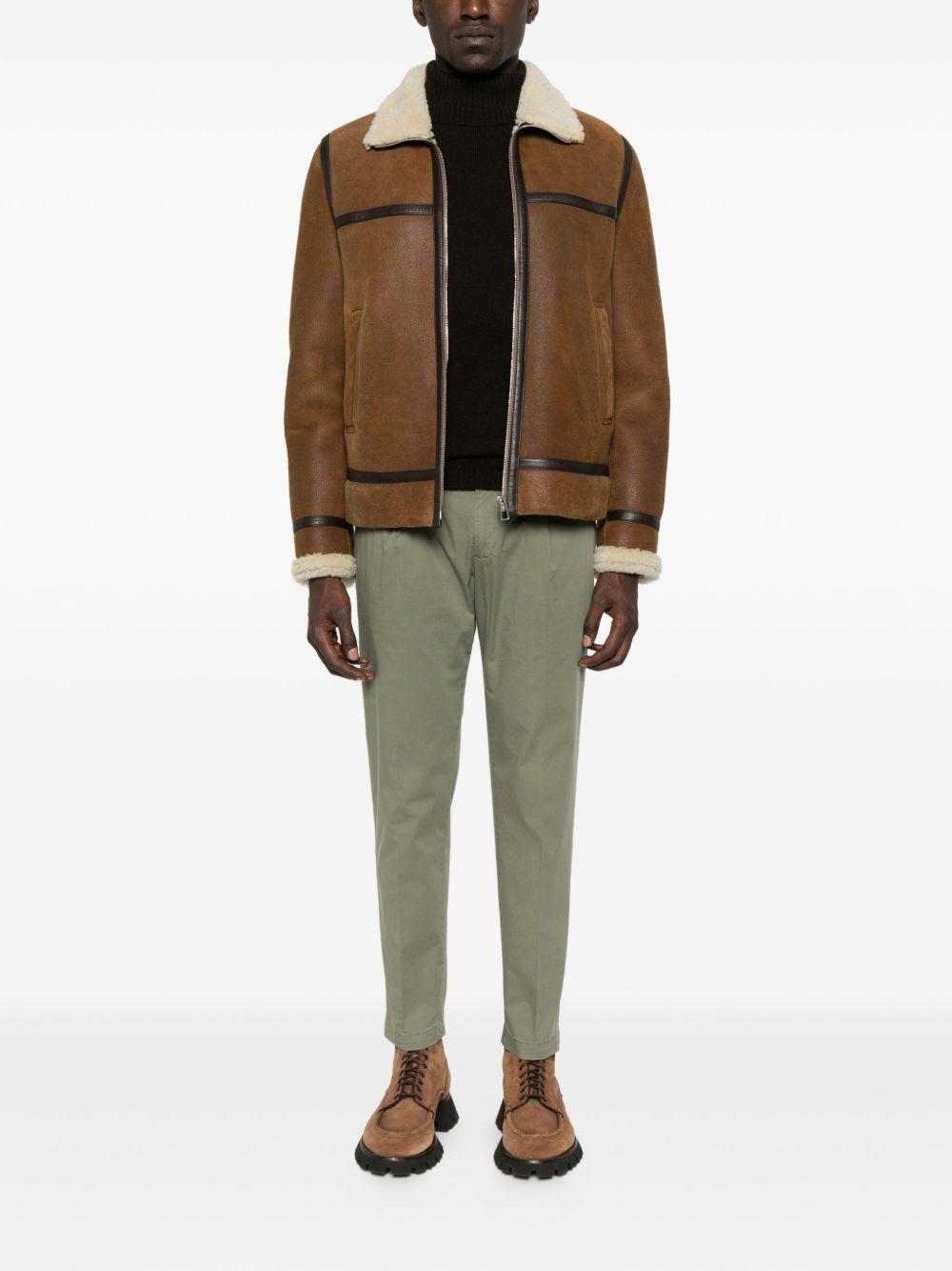 DANIELE FIESOLI Maglia marrone a collo alto