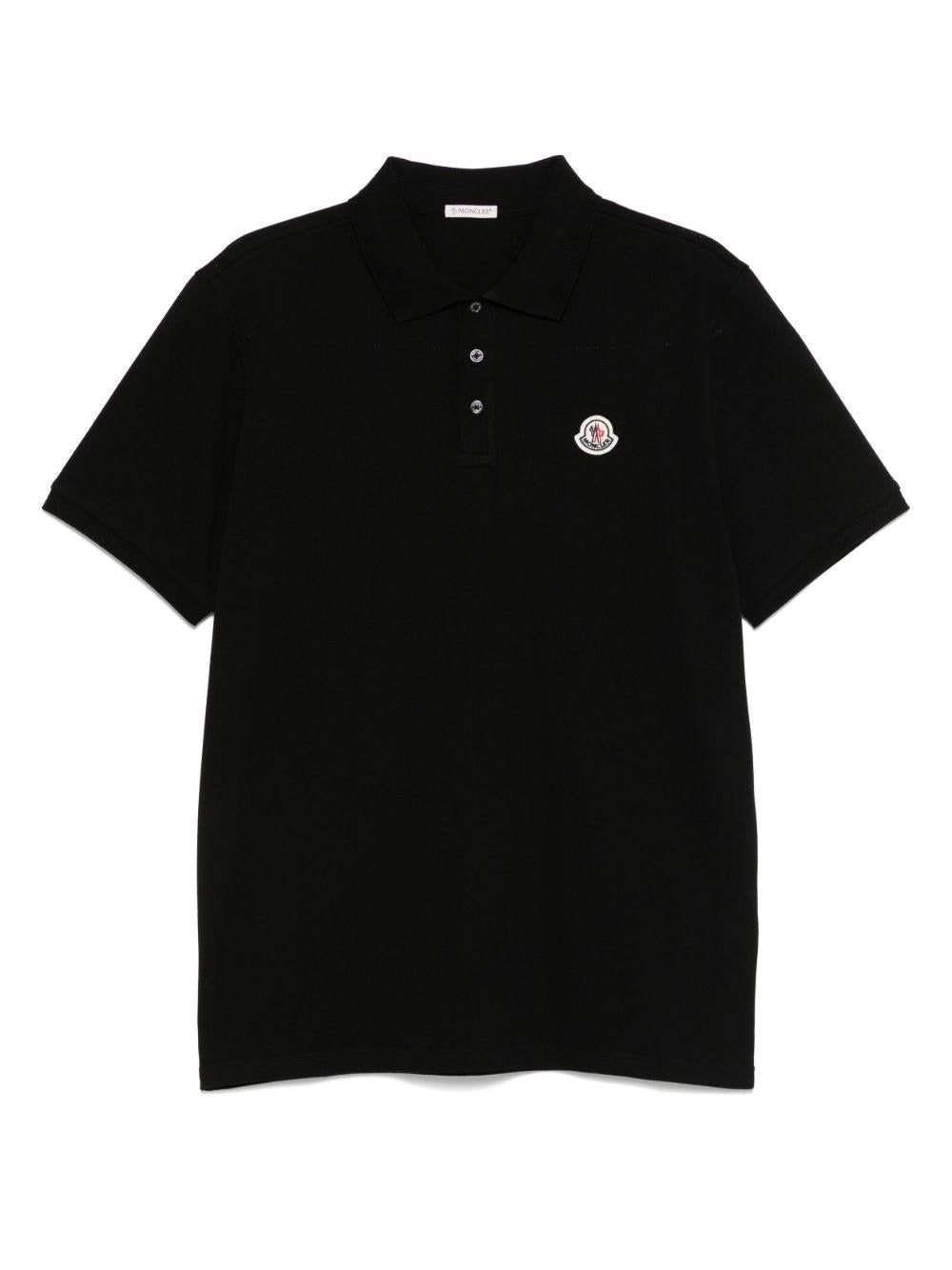 MONCLER Polo in cotone con logo