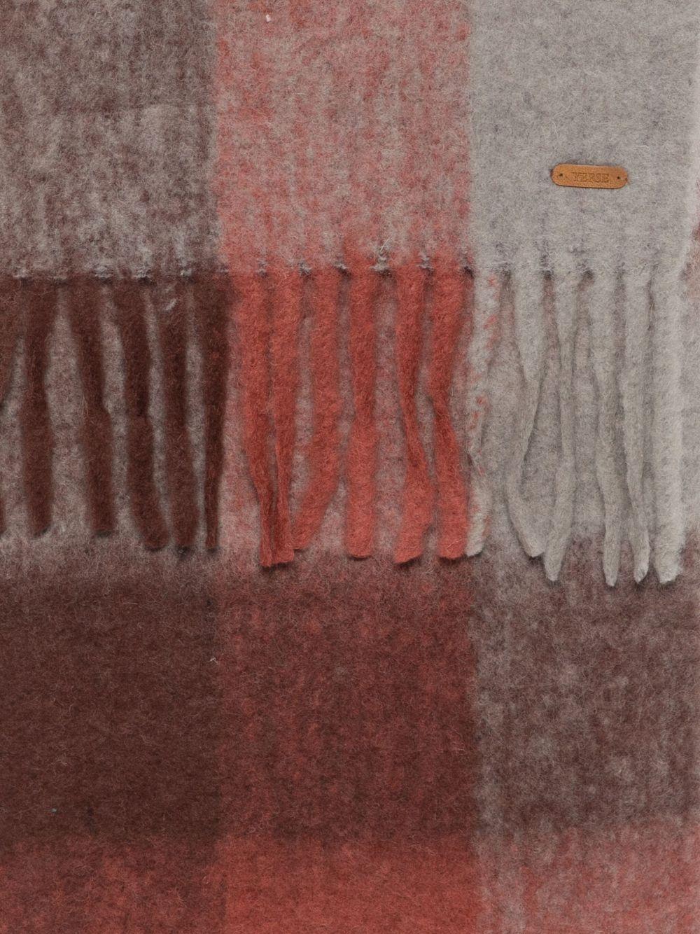 YERSE Sciarpa 'Lewis' in lana a quadri