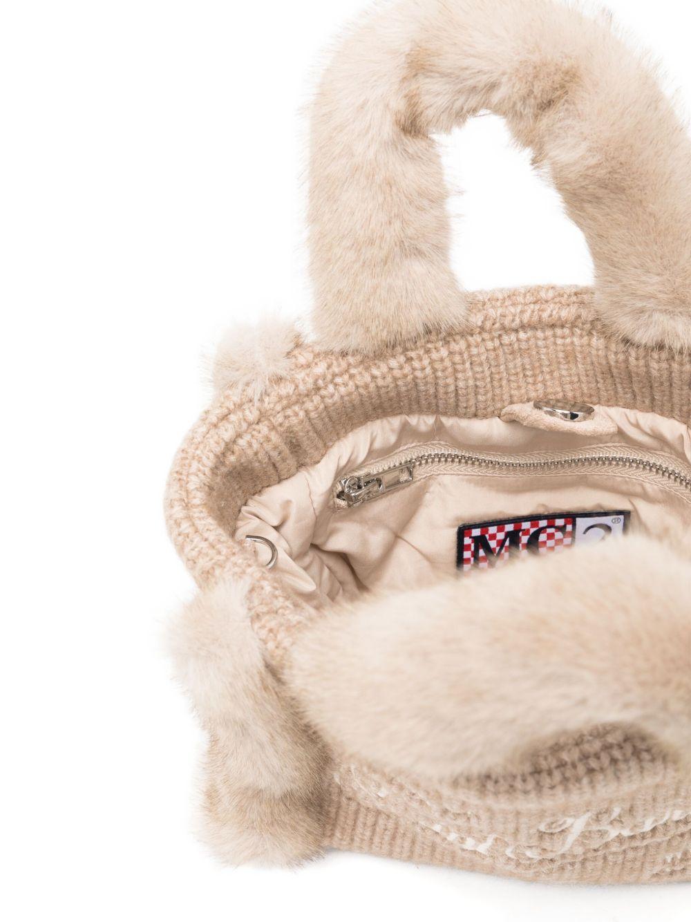 MC2 SAINT BARTH Borsa 'Vanity Mini Shearling'