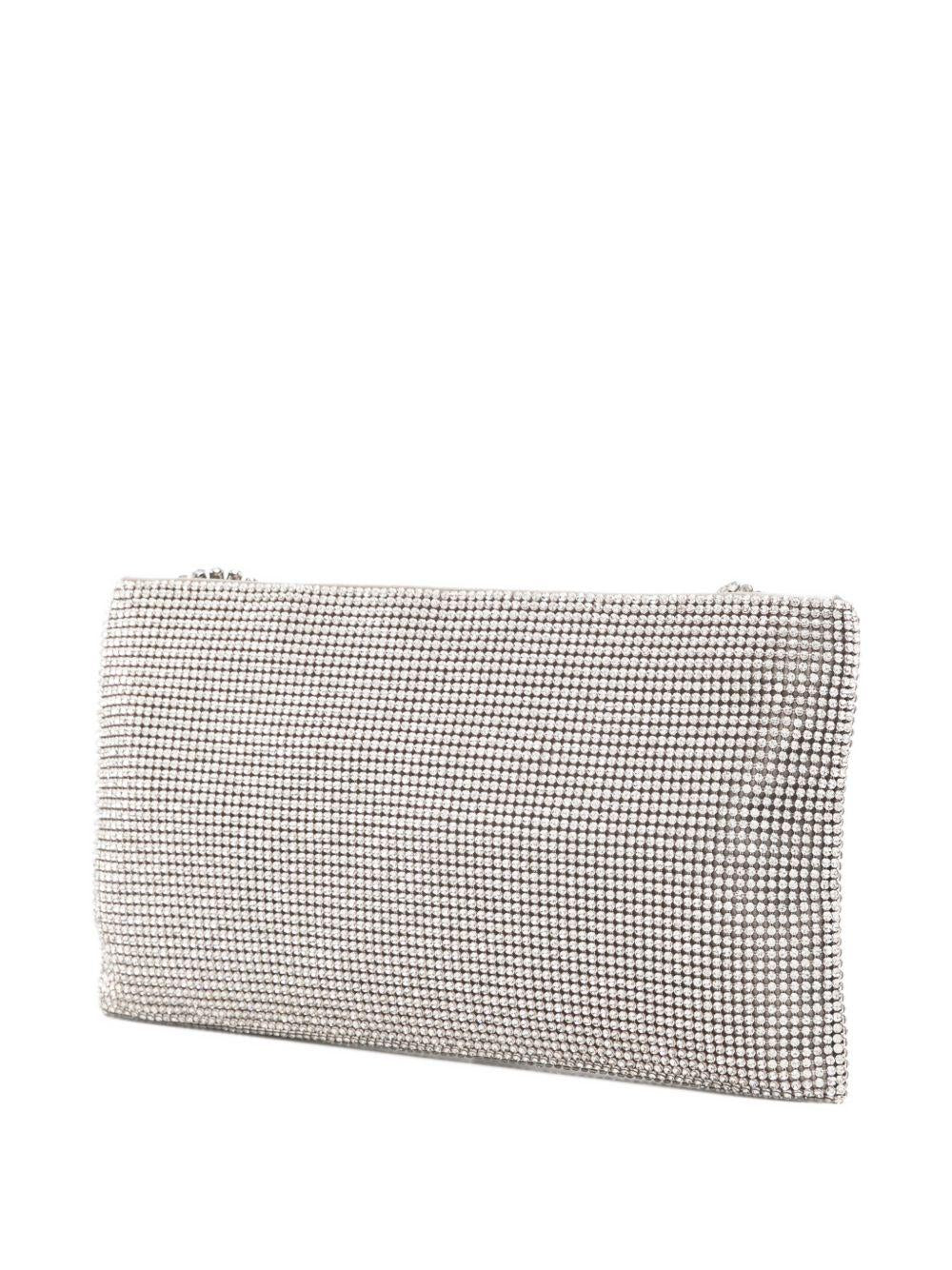BENEDETTA BRUZZICHES Pochette a tracolla 'Your best friend' argento