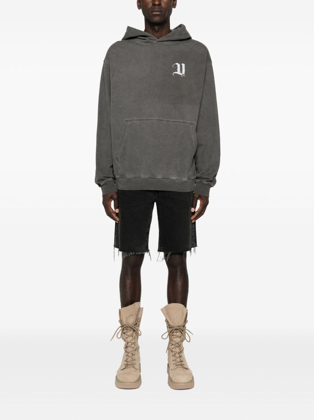 VISION OF SUPER Felpa grigia con logo