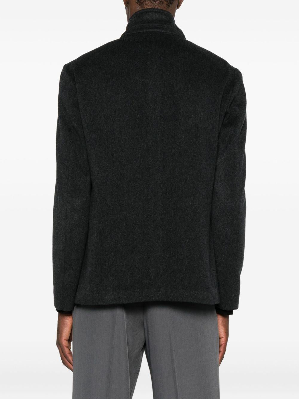 CORNELIANI Blazer grigio scuro in lana