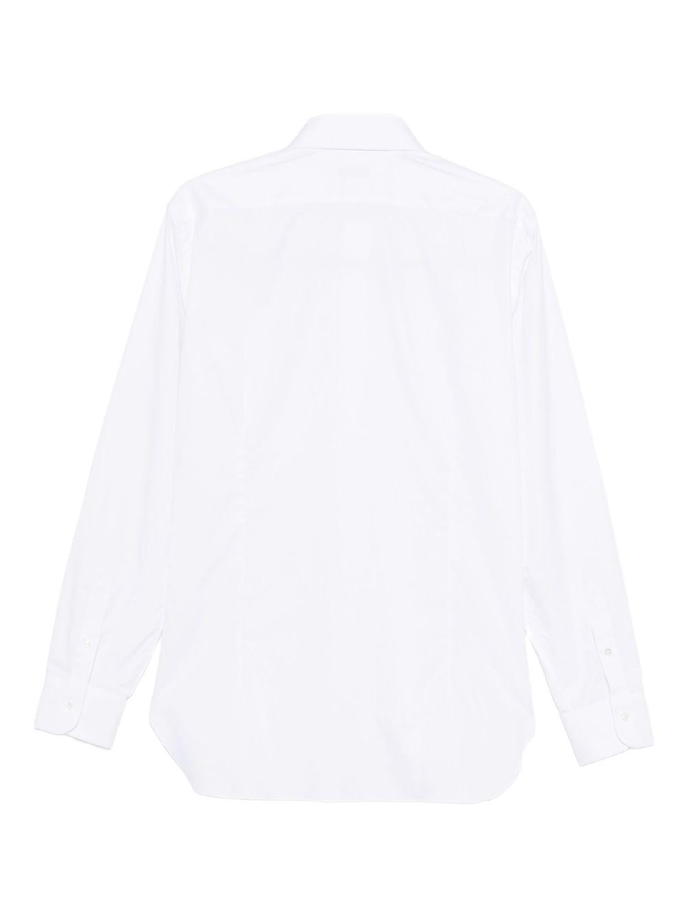 BARBA Camicia in cotone bianca