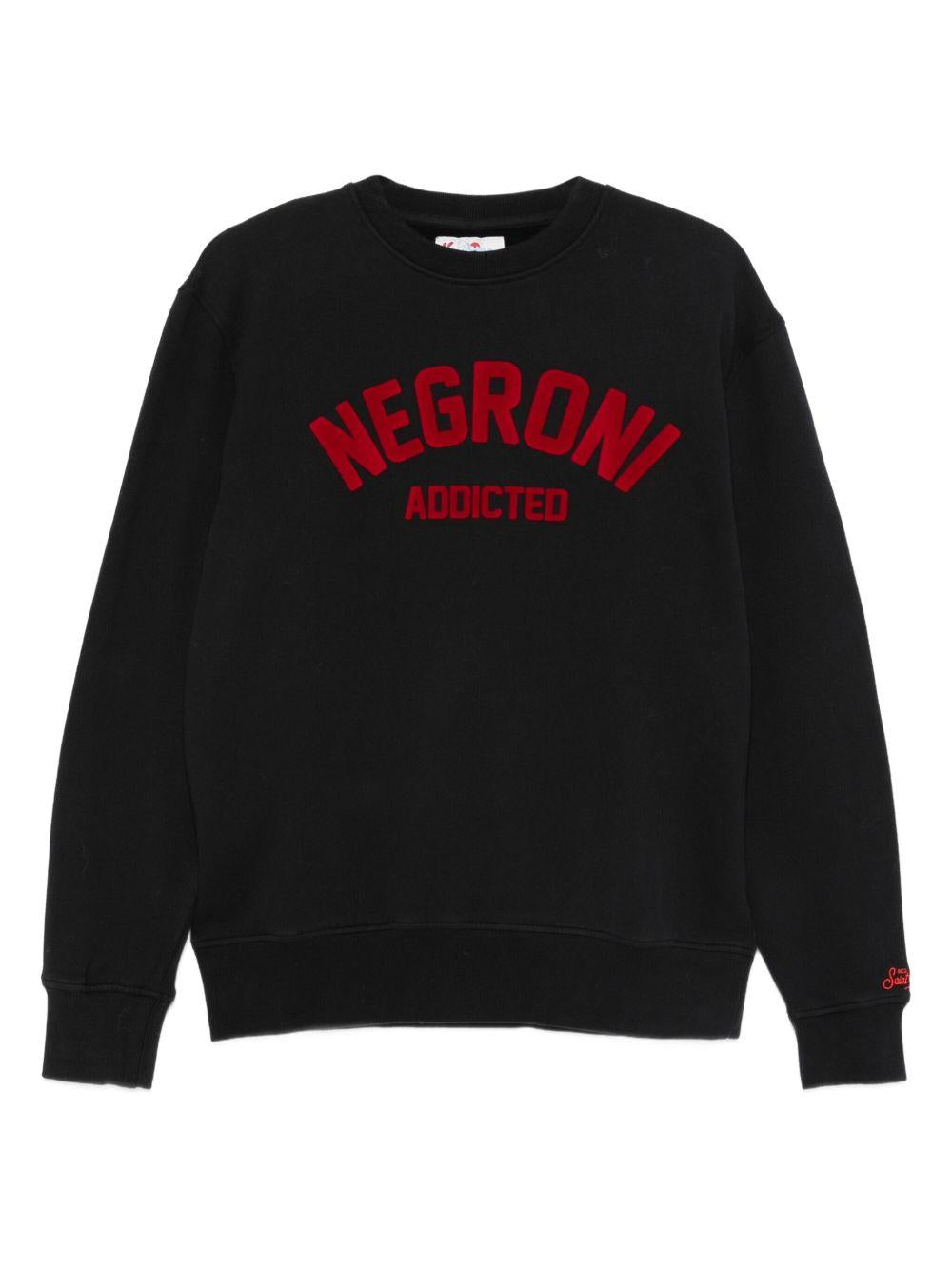 MC2 SAINT BARTH Felpa nera 'Soho'