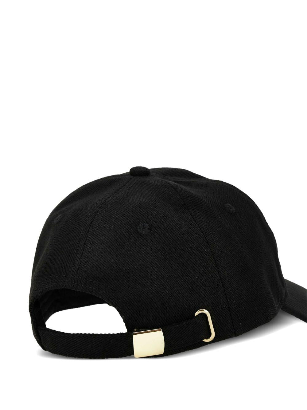 VERSACE JEANS COUTURE Cappello da baseball nero con logo