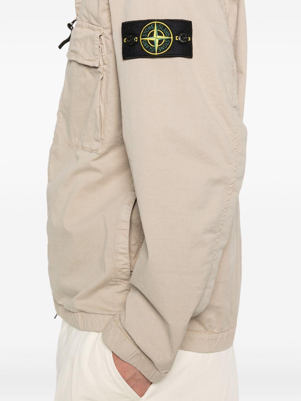 STONE ISLAND Giacca con cappuccio in cotone