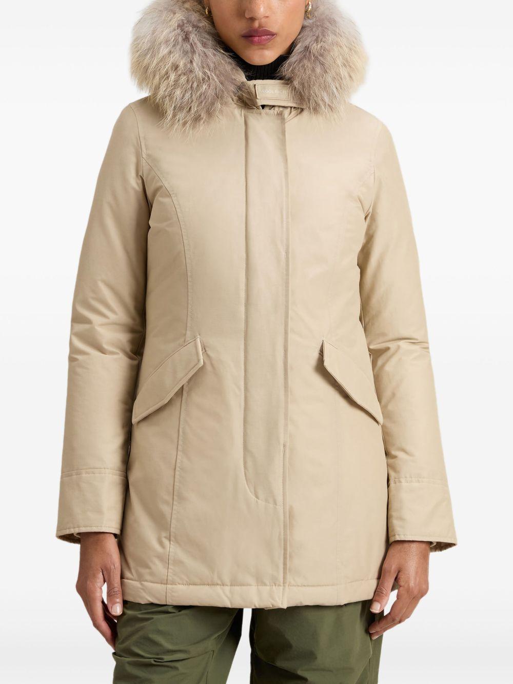 WOOLRICH Parka imbottito con pelliccia
