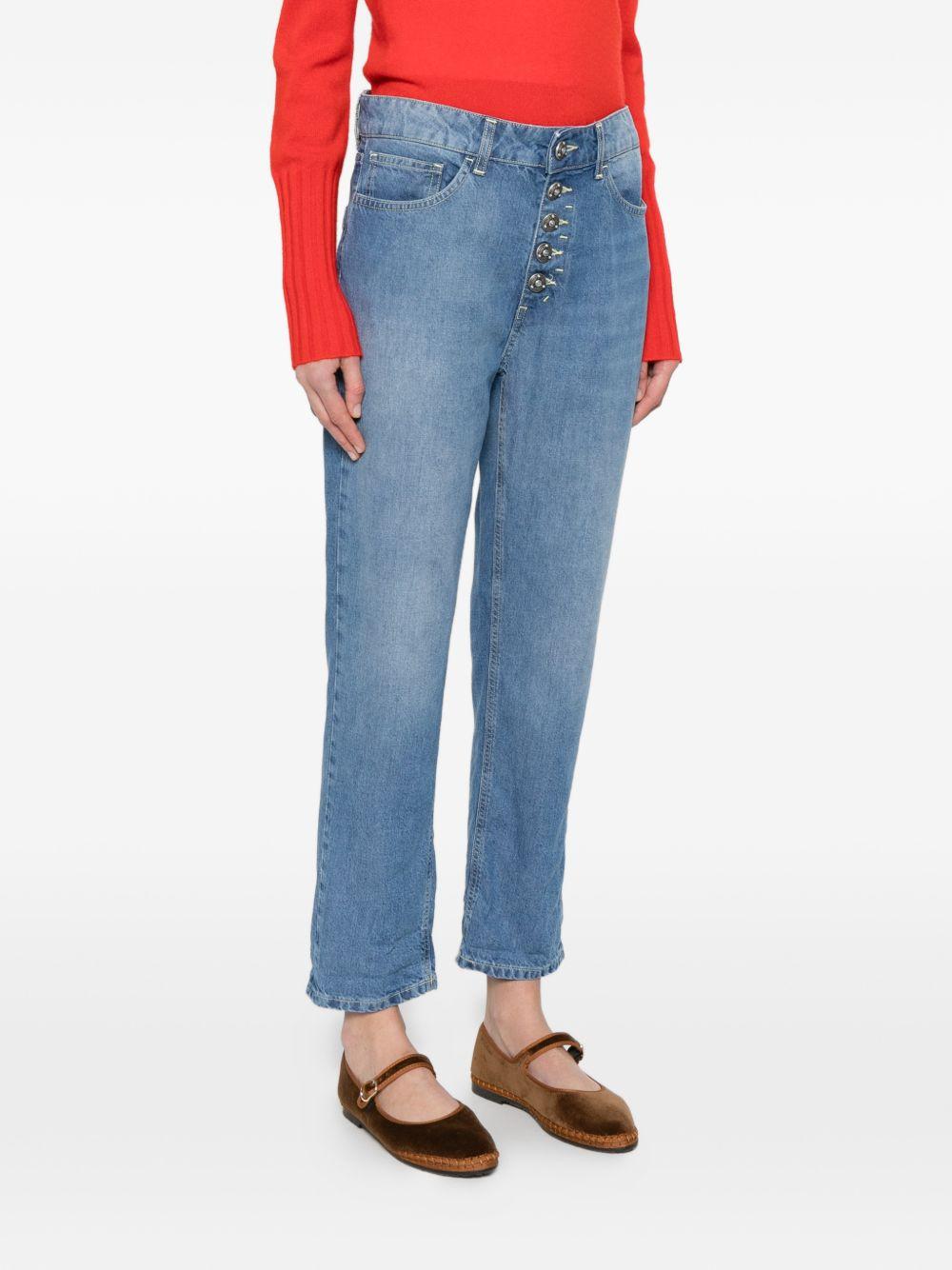 DONDUP Jeans Koons Loose in denim elasticizzato blu