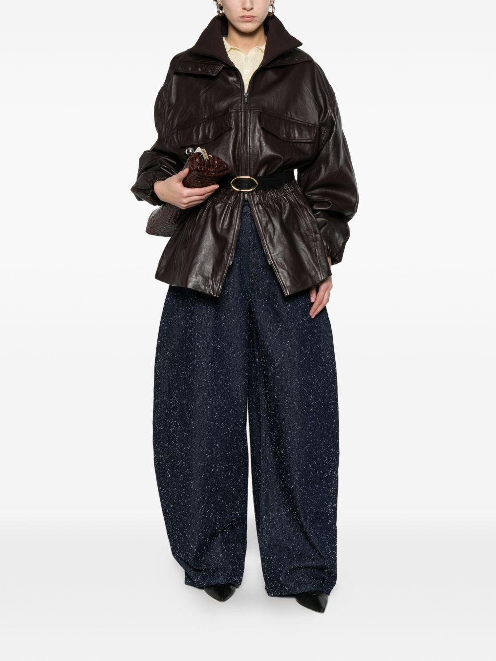JACQUEMUS Pantaloni in denim de-Nîmes Ovalo