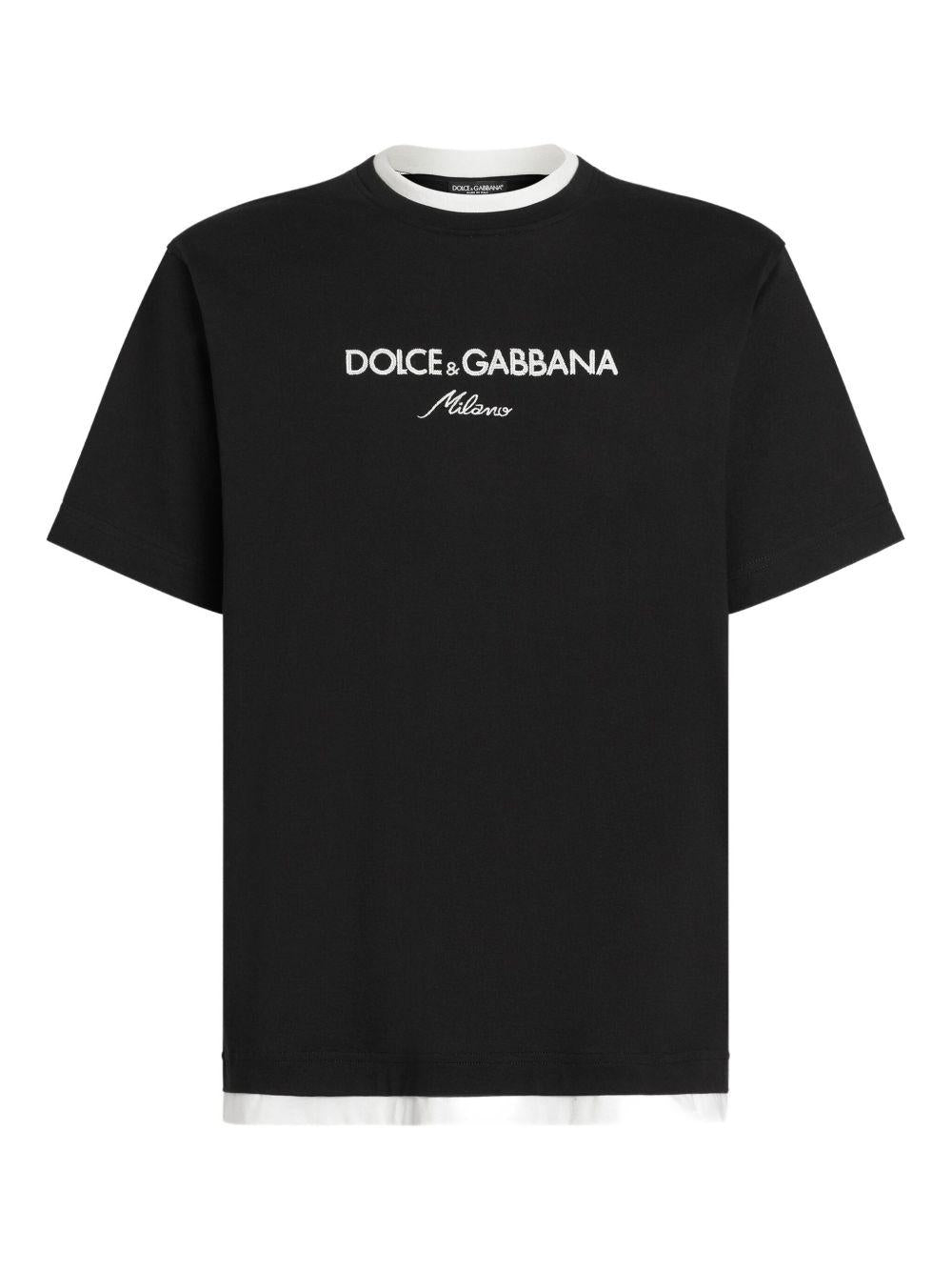 DOLCE e GABBANA T-shirt girocollo con logo