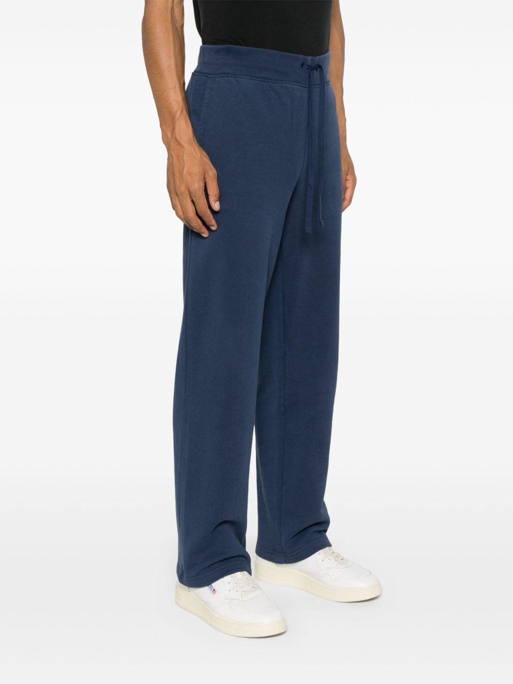 POLO RALPH LAUREN Pantaloni in cotone blu navy con vita elasticizzata